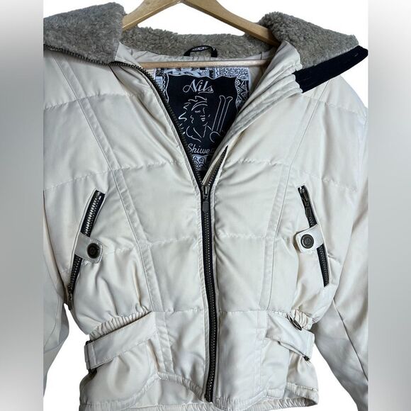 Vintage NILS ski jacket cream size 8 - Picture 2 of 8